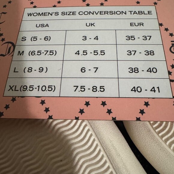 Juicy Couture Womens Cherry Embroidered Slippers sz medium black /red cozy new - Picture 5 of 9